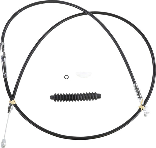 High-Efficiency Black Vinyl Clutch Cable - Housing Length : 198 cm (78") Touring