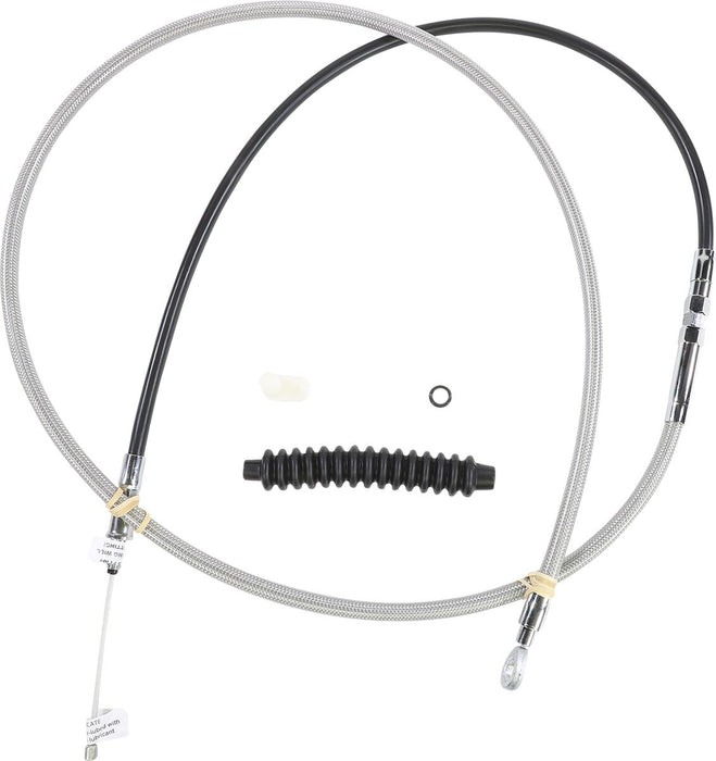 High-Efficiency Braided Stainless Steel Clutch Cable - Housing Length : 193 cm (76") Touring