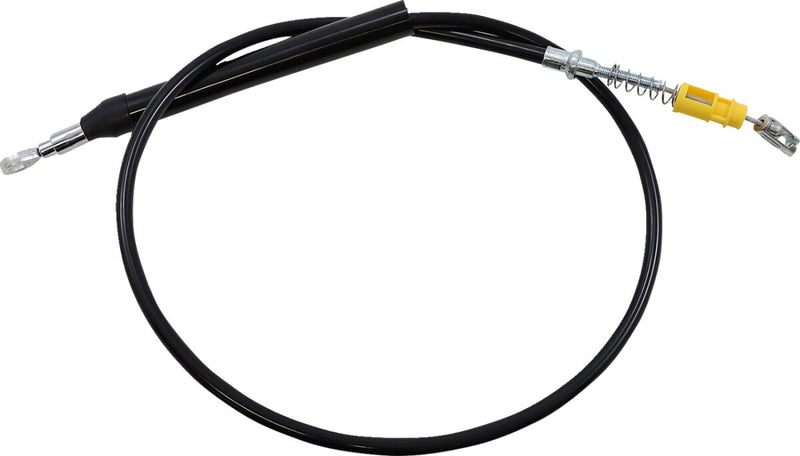 LA Choppers Black Vinyl Clutch Cable Alternate Length Braided