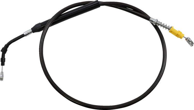 LA Choppers Midnight Braided Clutch Cable Black Alternate Length