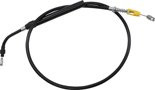 LA Choppers Black Vinyl Clutch Cable Braided