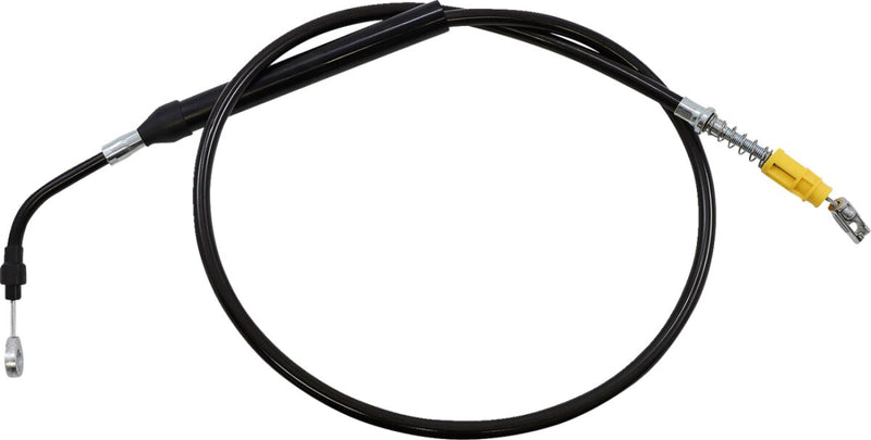 LA Choppers Midnight Braided Clutch Cable Black Alternate Length #LA-8058C13M