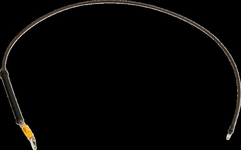 LA Choppers Midnight Braided Clutch Cable Black
