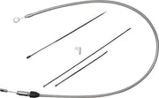 Drag Specialties Quick Connect Clutch Cable Fits Harley-Davidson Softail Models 2018-2024 Chrome| Silver #53234-1HE