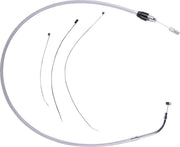 Drag Specialties Quick Connect Clutch Cable Fits Harley-Davidson Touring Models 2023-2024 Chrome| Silver #5323908HE