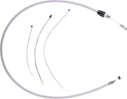 Drag Specialties Quick Connect Clutch Cable Fits Harley-Davidson Touring Models 2023-2024 Chrome| Silver #5323808HE