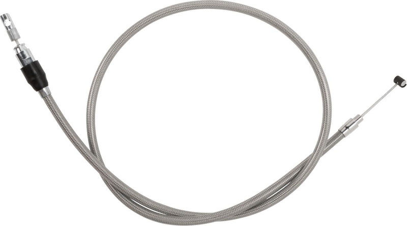 Drag Specialties Quick Connect Clutch Cable Fits Harley-Davidson Touring Models 2023-2024 Chrome| Silver #5323810HE