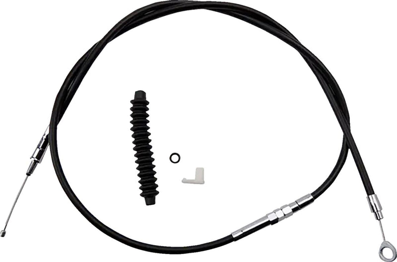 Drag Specialties High-Efficiency Black Vinyl Clutch Cable Fits Harley-Davidson Touring Models 2021-2024 #4322405HE