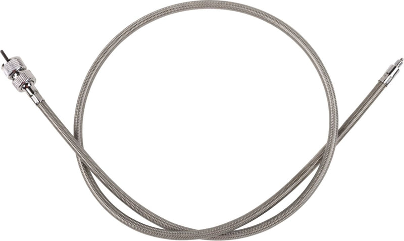 Drag Specialties Clear Coated Stainless Steel Speedometer Cables for 1973,1986-1992 Harley-Davidson Sportster and 1983-1985,1987-1992 Harley-Davidson FXR Motorcycles