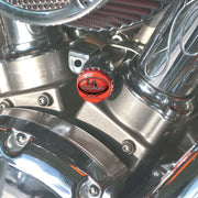 Bottle Cap Choke Cable Knob Dyna, Softail, Classic, Sportster, Touring Chrome Fitment Harley-Davidson #LA-7608-01