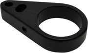 Drag Specialties Flat Black 1 1/4 in. Throttle/Idle/Brake Cable Clamp Throttle Cable