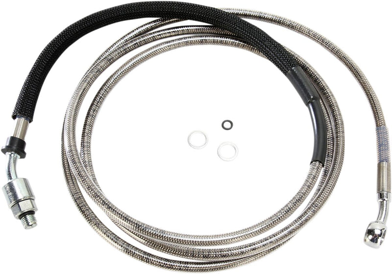 Drag Specialties Stainless Steel Hydraulic Clutch Line Fits Harley-Davidson Softail, Touring Models 2013-2016