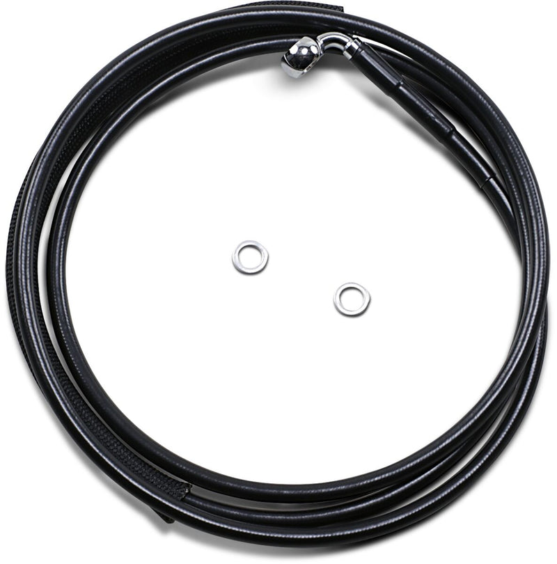 Drag Specialties Stainless Steel Hydraulic Clutch Line Fits Harley-Davidson Touring Models 2015-2020