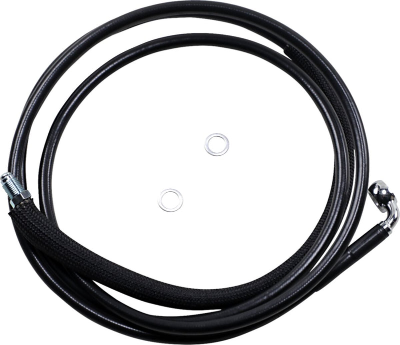 Drag Specialties Stainless Steel Hydraulic Clutch Line Fits Harley-Davidson Touring Models 2015-2020