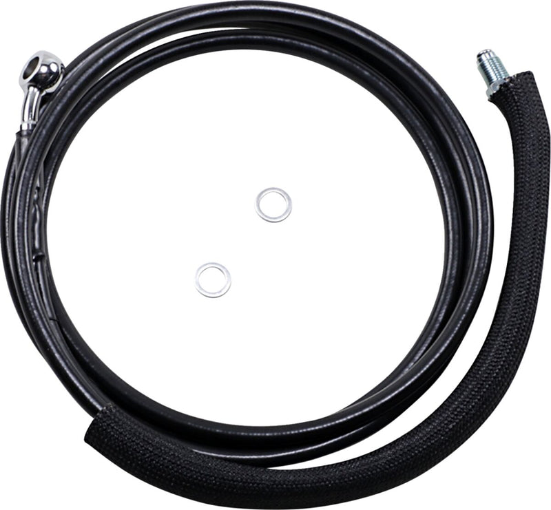 Drag Specialties Stainless Steel Hydraulic Clutch Line Fits Harley-Davidson Touring Models 2017-2019