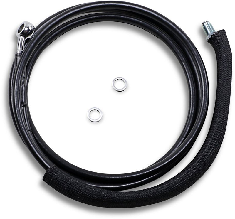Drag Specialties Stainless Steel Hydraulic Clutch Line Fits Harley-Davidson Touring Models 2017-2019