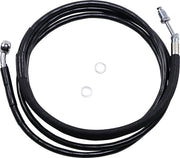 Drag Specialties Stainless Steel Hydraulic Clutch Line #51702-8BLK