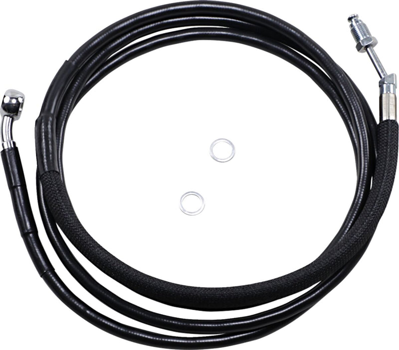 Drag Specialties Stainless Steel Hydraulic Clutch Line #51702-8BLK
