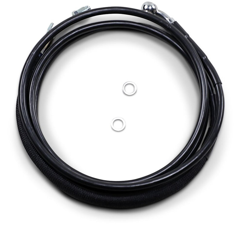 Drag Specialties Stainless Steel Hydraulic Clutch Line #51702-12BLK