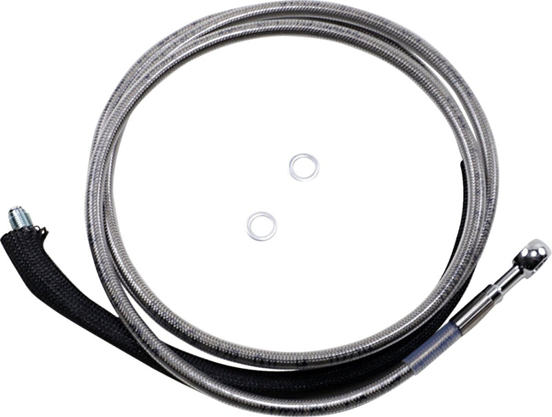 Drag Specialties Stainless Steel Hydraulic Clutch Line Fits Harley-Davidson Touring Models 2017-2020