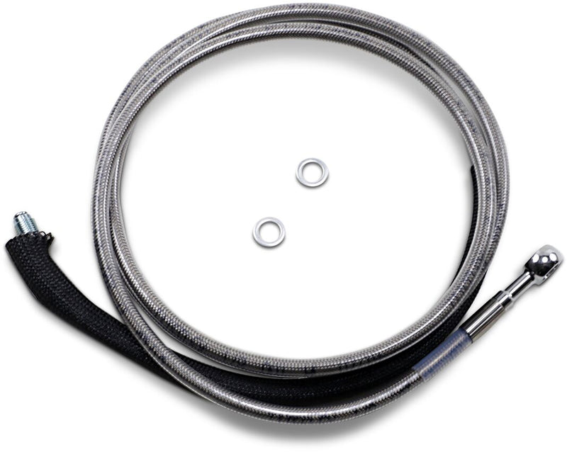Drag Specialties Stainless Steel Hydraulic Clutch Line Fits Harley-Davidson Touring Models 2017-2020
