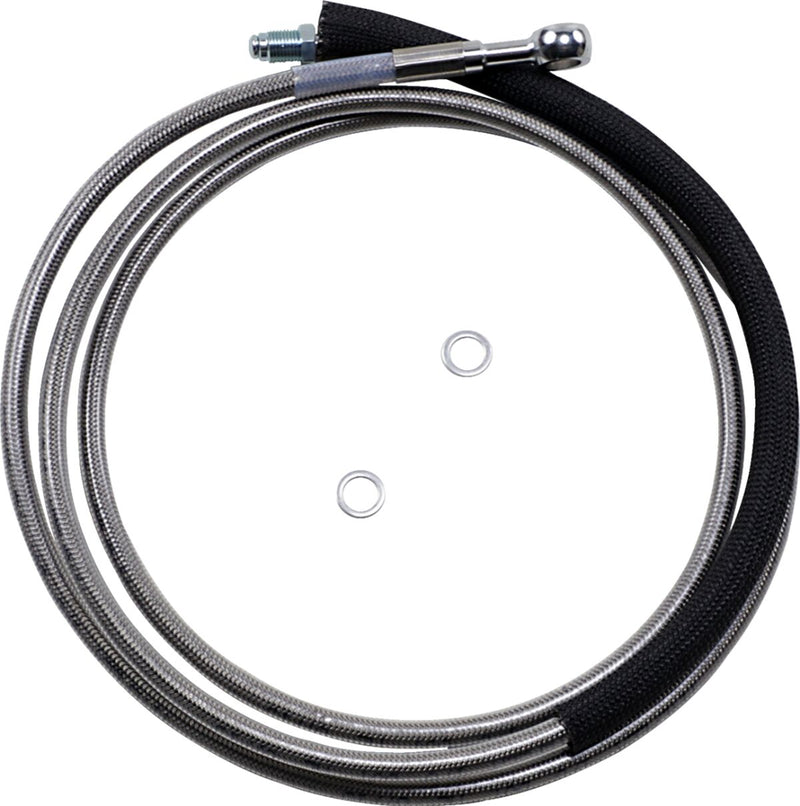 Drag Specialties Stainless Steel Hydraulic Clutch Line Fits Harley-Davidson Touring Models 2017-2020