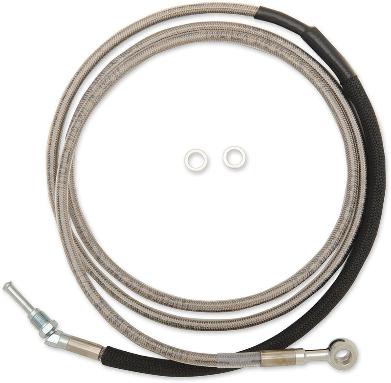 Drag Specialties Stainless Steel Hydraulic Clutch Line Fits Harley-Davidson Touring Models 2017-2020