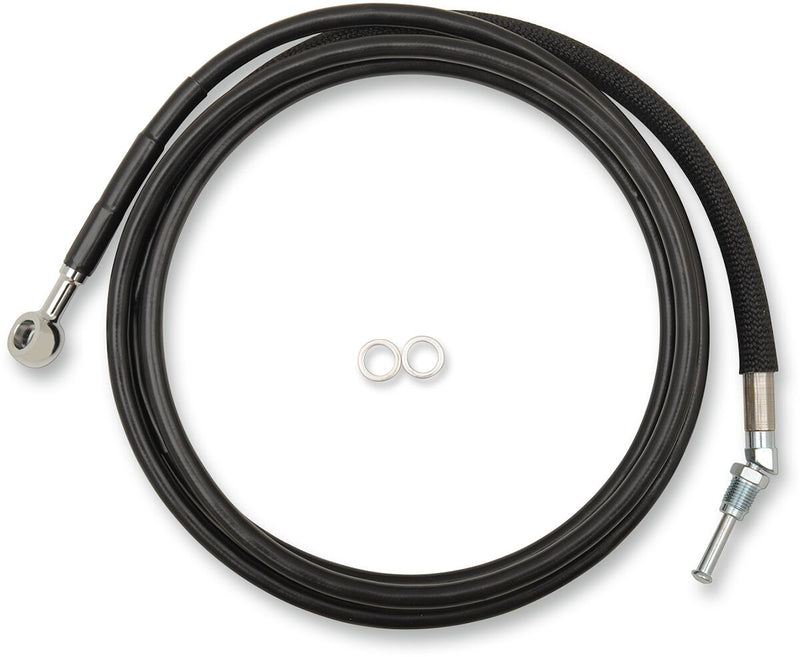 Drag Specialties Stainless Steel Hydraulic Clutch Line #51703-10BLK