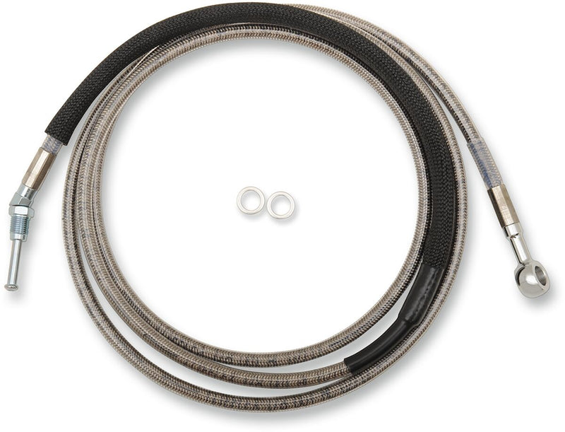 Drag Specialties Stainless Steel Hydraulic Clutch Line Fits Harley-Davidson Touring Models 2017-2020
