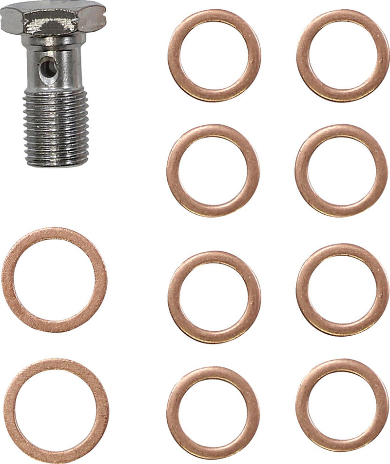 LA Choppers Standard Stainless Braided Handlebar Cable/Brake Line Kit Cable Kit Clear-Coated Natural Silver Alternate Length Clutch Line #LA-8056KT-16