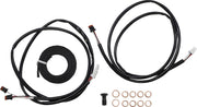 LA Choppers Complete Plug-and-Play Cable Kit Midnight Black Clear-Coated Alternate Length Braided Brake Line Clutch Line Each