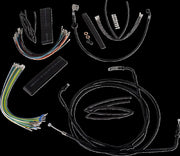 Burly Brand Extended Cable Kit for 2021-2024 HONDA CMX 1100 ABS Black Alternate Length Brake Line Clutch Line