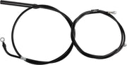 LA Choppers Standard Black Vinyl Handlebar Cable/Brake Line Kit Cable Kit Natural Alternate Length Braided Clutch Line Black| Natural #LA-8062KT-19B