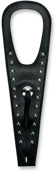 Mustang Cruiser Tank Bib Black Silver Concho Studded Fuel Tank Vinyl