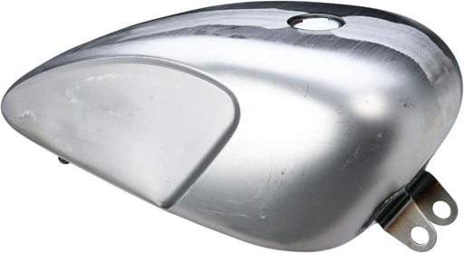 Drag Specialties Legacy Gas Tank Raw Silver Steel
