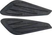 Drag Specialties Gas Tank Knee Pads Black Fuel Tank Pair