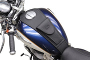 Mustang Tank Bib with Pouch for 2023-2025 ROYAL ENFIELD SUPER METEOR 650 ABS Black Plain Fuel Tank Vinyl