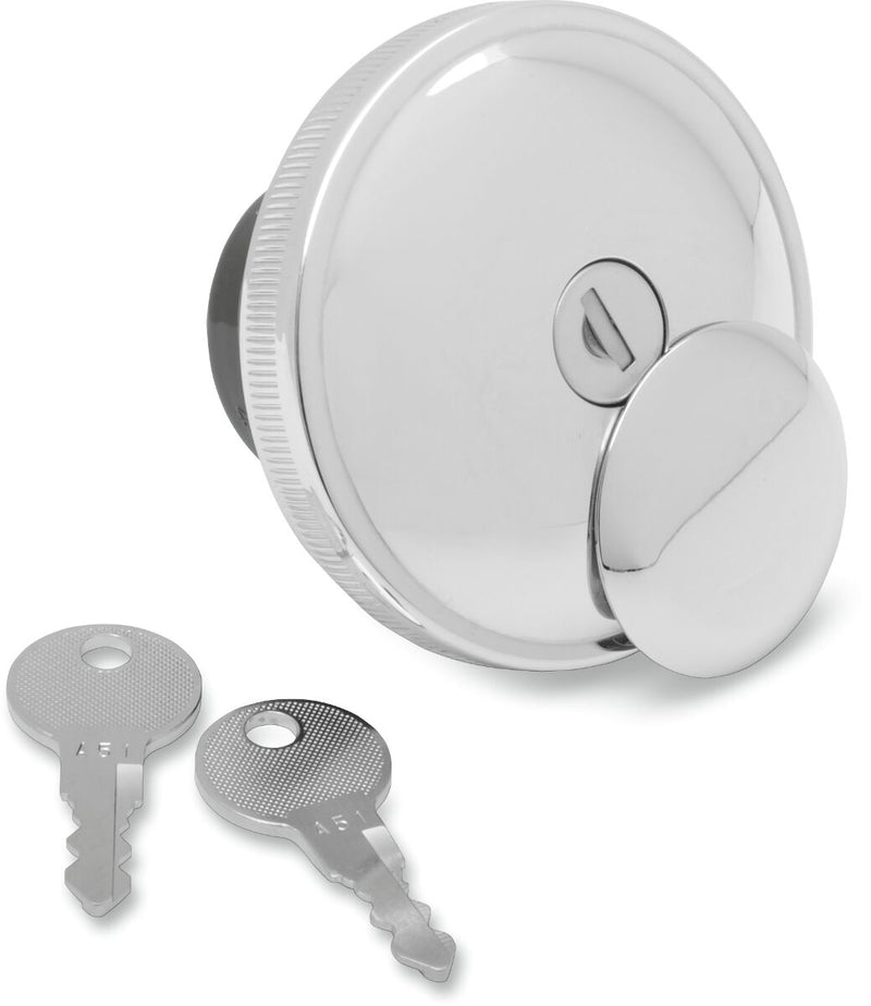 Drag Specialties Screw-In Locking Gas Cap #03-0320A-A