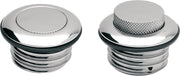 Drag Specialties Pop-Up Gas Cap Fuel Cap Chrome Silver Early Non-Vented Billet Aluminium Each