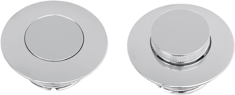 Drag Specialties Pop-Up Gas Cap Fits Harley-Davidson Dyna, Softail, Sportster, Touring, Trike, V-Rod Models 1996-2024