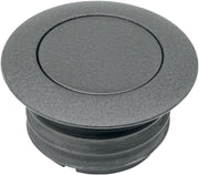 Drag Specialties Pop-Up Gas Cap Fuel Cap Black Wrinkle Early Vented Billet Aluminium #03-328B-A