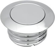Drag Specialties Pop-Up Gas Cap Fuel Cap Chrome Silver Late Vented Billet Aluminium #T03-0339-A