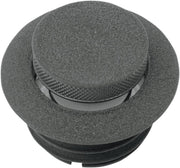 Drag Specialties Pop-Up Gas Cap Fuel Cap Black Wrinkle Late Vented Billet Aluminium #T03-0339B-A