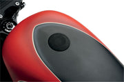 Drag Specialties Pop-Up Gas Cap Fuel Cap Black Wrinkle Late Vented Billet Aluminium Each