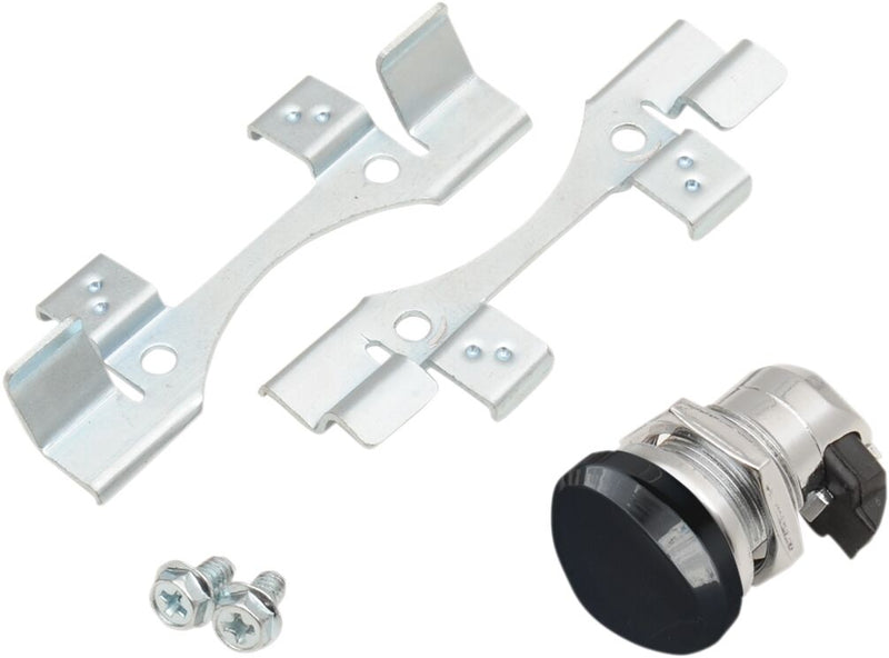 Drag Specialties Push-Button Fuel Door Latch Kit Fits Harley-Davidson Touring, Trike Models 1992-2024