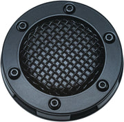 Kuryakyn Mesh Gas Cap for 1983-2021 Harley-Davidson Fuel Cap Matte Black Vented A380 Aluminium Stainless Steel
