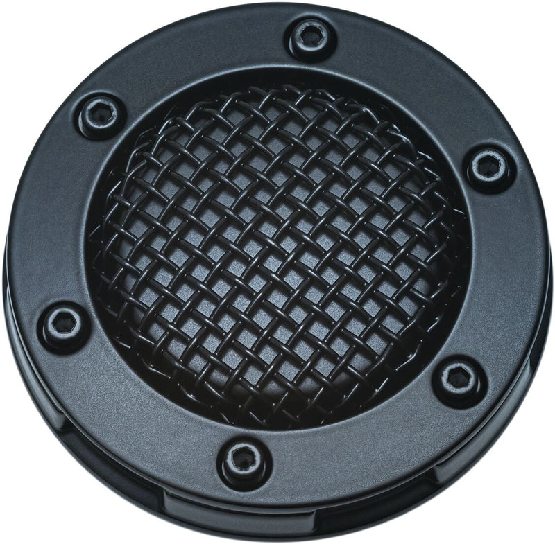 Kuryakyn Mesh Gas Cap for 1983-2021 Harley-Davidson Fuel Cap Matte Black Vented A380 Aluminium Stainless Steel