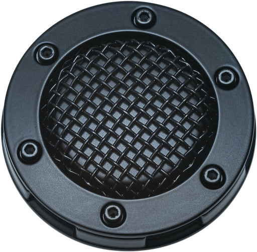 Kuryakyn Mesh Gas Cap for 1983-2021 Harley-Davidson Fuel Cap Matte Black Vented A380 Aluminium Stainless Steel