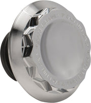 Arlen Ness Chrome Vented 12 Point Gas Cap for Various Various Harley-Davidson Motorcycles (See Fitment List)