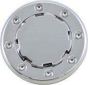 Kuryakyn Flush-Mount Gas Cap Fuel Cap Chrome Vented Stainless Steel #KUR7434